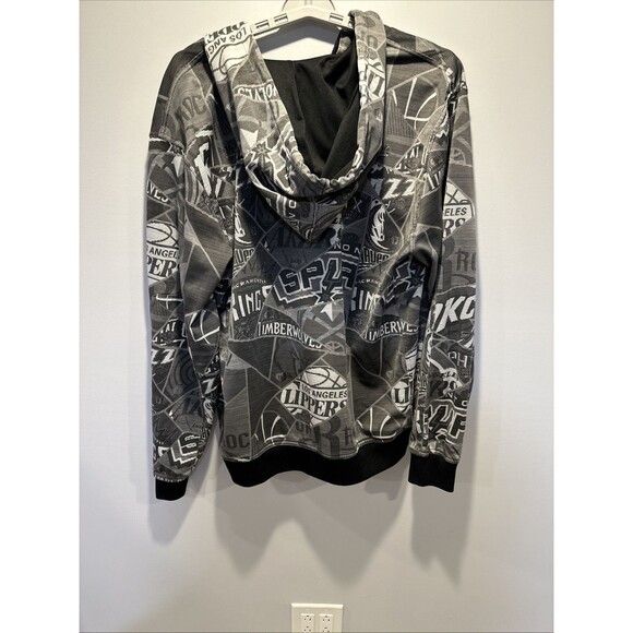 NBA Western Conference Zipway Tear-Away Full Zip Up Hoodie/Jacket XL Heavy NWOT - Picture 5 of 13